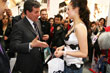 Martina Stella con
Claudio Trevisan - COSMOPROF WORLDWIDE BOLOGNA 2010