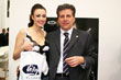 Martina Stella con
Claudio Trevisan - COSMOPROF WORLDWIDE BOLOGNA 2010