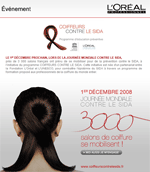 L'OREAL CONTRE LE SIDA