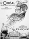 Pubblicità delle tinture L’Oréal, prodotto della scienza francese, 1915.<br />