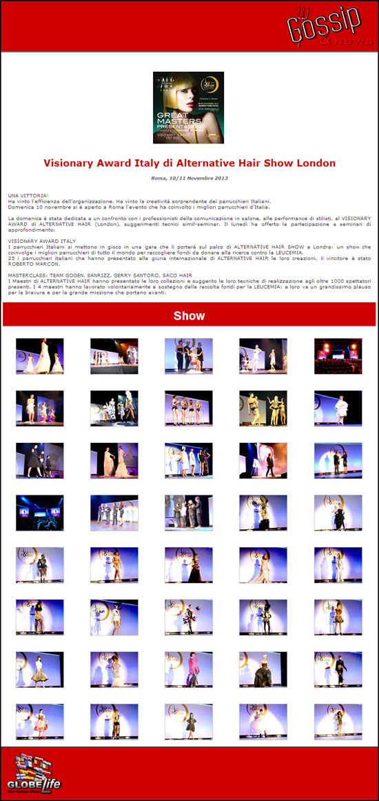 Alternative Hair - Visionary Award Italy 2013