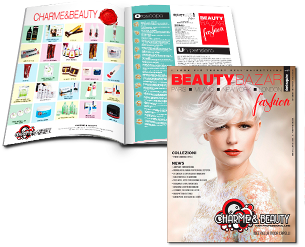 CHARME & BEAUTY è sulla copertina di BeautyBazar Fashion!