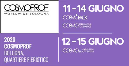 COSMOPROF WORLDWIDE BOLOGNA Italy : POSTICIPATA l’Edizione 2020