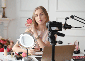 Influencer beauty