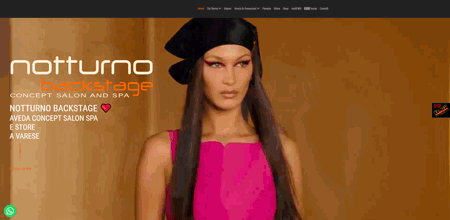 Notturno Backstage sito web