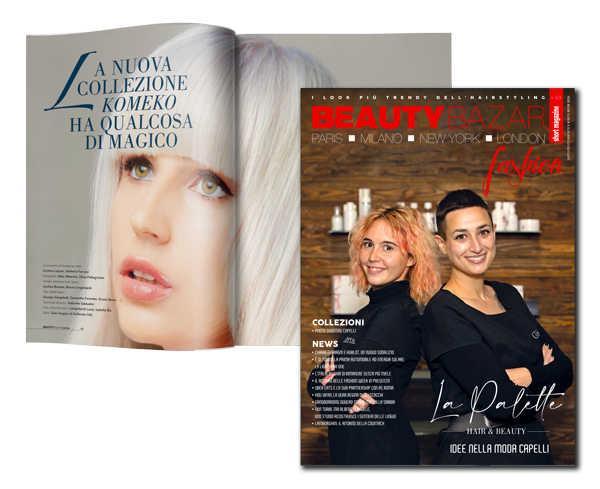 LA PALETTE HAIR & BEAUTY ❤️ Salone parrucchieri a Omegna (Verbania) è sulla copertina di BEAUTY BAZAR Fashion