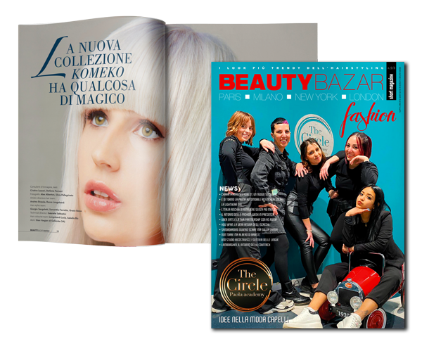 THE CIRCLE Paola Academy ❤️ Salone parrucchieri a Legnano (Milano) è sulla copertina di BEAUTY BAZAR Fashion