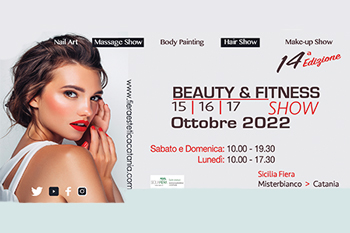 BEAUTY & FITNESS SHOW ❤️ - Catania - Il Salone della Bellezza Professionale- 15-17 Ottobre 2022 BEAUTY & FITNESS SHOW ❤️ - Catania - Il Salone della Bellezza Professionale- 15-17 Ottobre 2022