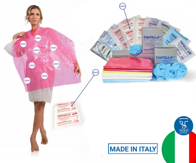 Mantelle personalizzate ❤️: produzione conto terzi per parrucchieri e centri estetici by TERZI INDUSTRIE