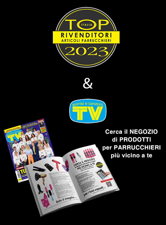 I 100 ❤️ TOP RIVENDITORI di articoli per parrucchieri sono pubblicati su TV SORRISI e CANZONI I 100 ❤️ TOP RIVENDITORI di articoli per parrucchieri sono pubblicati su TV SORRISI e CANZONI