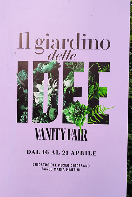 VANITY FAIR ❤️ inaugura IL GIARDINO delle IDEE VANITY FAIR ❤️ inaugura IL GIARDINO delle IDEE