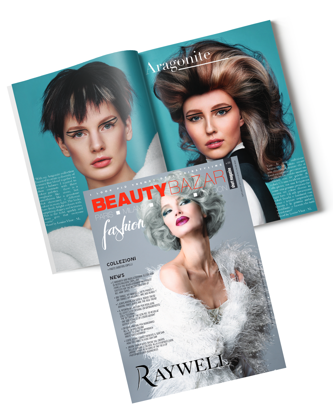 RAYWELL ❤️ è sulla copertina di BEAUTY BAZAR Fashion !
