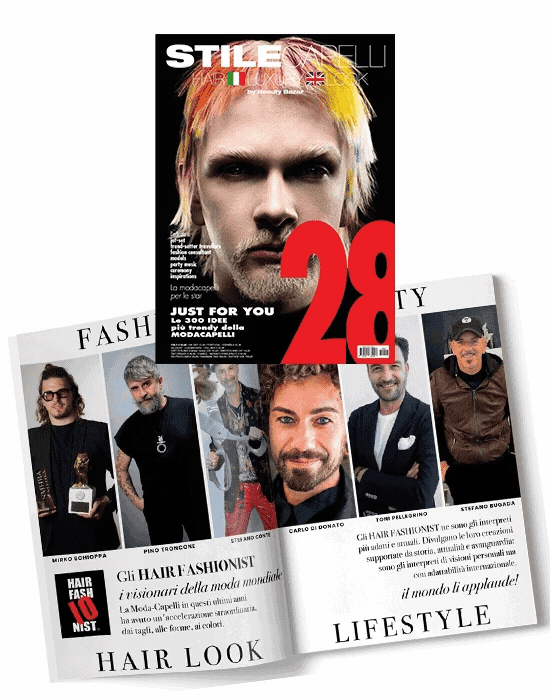 Gli HAIR ❤️ FASHIONIST - i GURU della MODA-CAPELLI ITALIANA nel MONDO - sono pubblicati su STILECAPELLI n.28 Gli HAIR ❤️ FASHIONIST - i GURU della MODA-CAPELLI ITALIANA nel MONDO - sono pubblicati su STILECAPELLI n.28