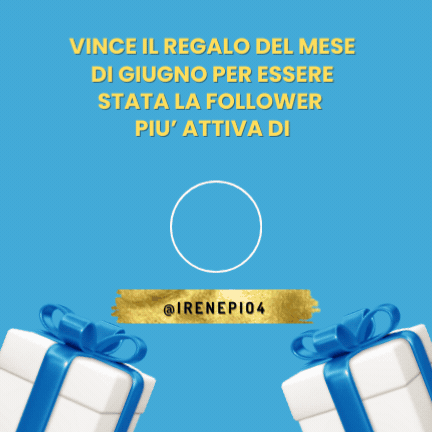 GLOBElife ❤️ annuncia il VINCITORE del REGALO del mese di GIUGNO per essere risultato il follower più ATTIVO !