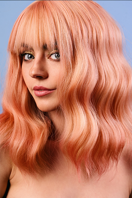 Safy Burton – UK ❤️ Peach Fuzz (3 photos) – New Hair Collection
