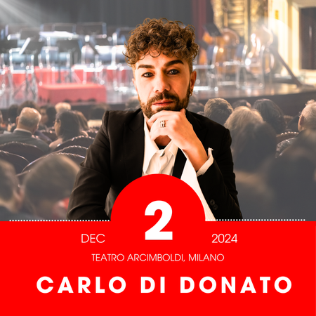 GLOBElife ❤️ L’HAIRFASHIONIST CARLO DI DONATO il 2 Dicembre sarà Protagonista del Golden Show, un Evento Imperdibile al Teatro Arcimboldi di Milano